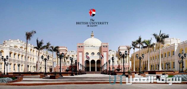 تخصصات الجامعة البريطانية في مصر